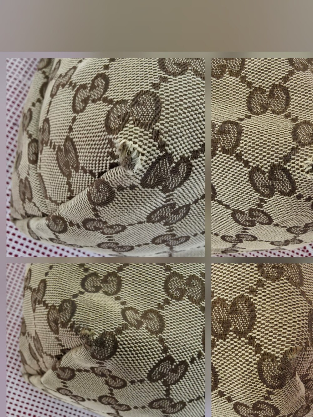 Gucci GG Canvas Large Crossbody Bag AUTHENTIC - Picture 10 of 16